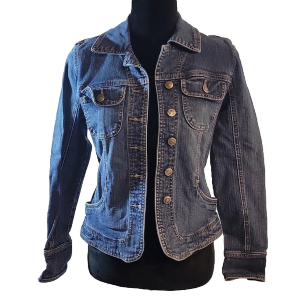 Classic Blue Denim Jean Jacket - Women's
